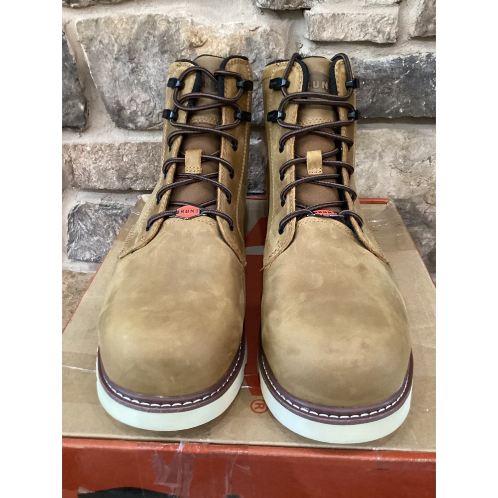 BRUNT Sullivan 6" Comp Toe Waterproof Work Boots Brown Mens 11.5 BRF10011-001 - Picture 5 of 8